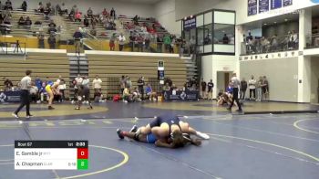 285 lbs Round Of 32 - Eric Gamble Jr, Pitt-Johnstown -Unattached vs Austin Chapman, Clarion