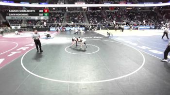 II-132 lbs 3rd Place Match - Gavin Nordberg, Unatego/Unadilla Valley/Franklin vs Dawson Wojtaszczyk, Le Roy