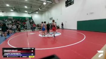 165 lbs Semifinal - Graison Kelley, Diamondville Wrestling Club vs Joseph Humphreys, Eastside United Wrestling Club