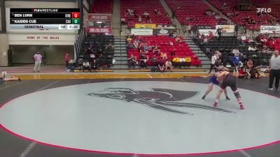 149 lbs Semifinal - Ben Lunn, SIU Edwardsville vs Kaiden Cue, Carl Albert