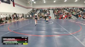132 lbs Quarterfinal - Gwendolyn Musser, Lewisville Flower Mound (Girls) vs Emma Engelking, Comal Smithson Valley (Girls)
