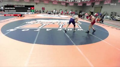 165 lbs Champ. Round 1 - Max Haskins, Wisconsin-Whitewater vs Colin Falck, Coe