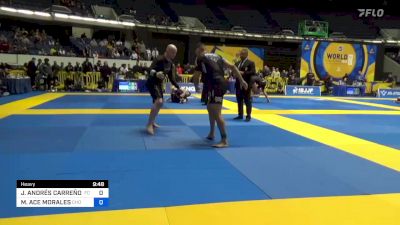 JHOANNAN ANDRÉS CARREÑO VIELMA vs MACKENZIE ACE MORALES 2022 World IBJJF Jiu-Jitsu No-Gi Championship