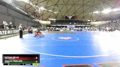 2A 285 lbs Cons. Round 2 - Nathan Nellis, Fort Vancouver vs DeQuan Freeland, Olympic