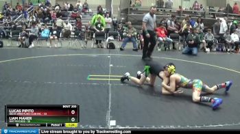 72 lbs Champ. Round 1 - Liam Maher, Mat Psychos vs Lucas Pipito, Delta Wrestling Club Inc.