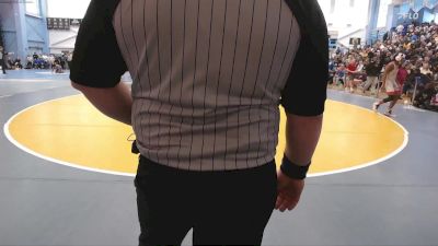 120 lbs Semifinal - Cole Perrin, Delaware Military Academy vs Jamen Haliburton, Smyrna H S