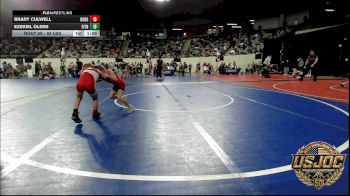 58 lbs Quarterfinal - Brady Culwell, Dodge City Wrestling Academy vs Ezekiel Olsen, Fitness Fight Factory Wrestling Club
