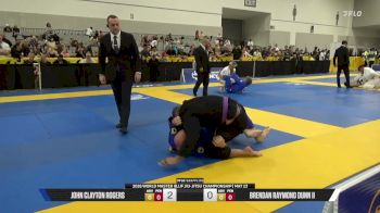 Brendan Raymond Dunn II vs John Clayton Rogers 2026 World Master IBJJF Jiu-Jitsu Championship