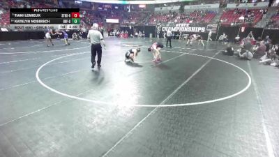 Girls 145 lbs Champ. Round 1 - Tiani LeMieux, Sturgeon Bay/Sevastopol-Girls vs Katelyn Nosbisch, Black River Falls-Girls