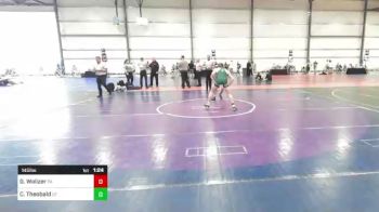 145 lbs Round Of 16 - Griffin Walizer, PA vs Colton Theobald, UT