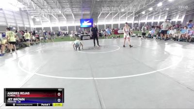 132 lbs Placement Matches (16 Team) - Andres Rojas, Florida vs Jet Brown, Missouri