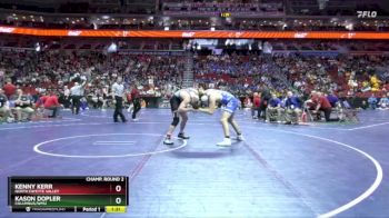 2A-175 lbs Champ. Round 2 - Kenny Kerr, North Fayette Valley vs Kason Dopler, Columbus/WMU