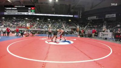 4A-285 lbs Champ. Round 1 - Javier Angel, Central vs Jayce Spears, Natrona County