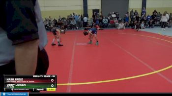 55 lbs Cons. Round 1 - Vinny Larsen, MN Elite vs Nash Jirele, Owatonna Wrestling Academy