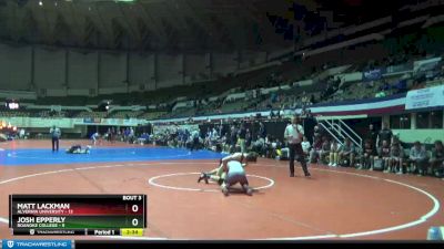 174 lbs Round 3 (3 Team) - Matt Lackman, Alvernia University vs Josh Epperly, Roanoke College