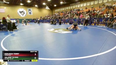 145 lbs 3rd Place Match - Valerie Olivas, Golden Valley vs Ashliegh Terry, Morro Bay