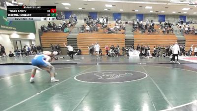 150 lbs Champ. Round 2 - Jeremiah Chavez, Green Valley vs Gabe Santo, Rancho Bernardo