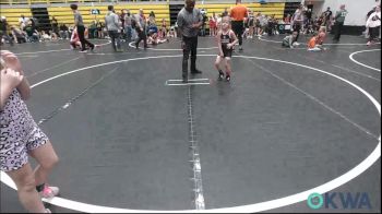 52 lbs Rr Rnd 2 - Evelyn Shimonek, Pawhuska Elks Takedown vs Kinley OConnell, Team Guthrie Wrestling