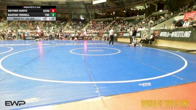 80 lbs Round Of 32 - Snyder Kurtz, SlyFox Wrestling Academy vs Easton Terrell, Team Tulsa Wrestling Club