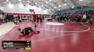 56-62 lbs Round 5 - Blake Olson, HRA vs Alex Carpio, Fort Morgan WC