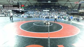 Girls 4A 100 lbs Cons. Round 5 - Belyini Pascasio-Umana, Mariner (Girls) vs Kaylia Maltos, Sunnyside (Girls)