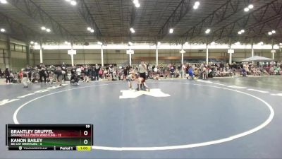 59 lbs Round 2 (4 Team) - Kanon Bailey, Big Cat Wrestling vs Brantley Druffel, Grangeville Youth Wrestling