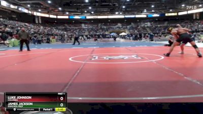 138 lbs Prelim - Luke Johnson, Columbia vs James Jackson, Gonzaga Prep