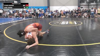 123 lbs Rr Rnd 1 - Tyler Cooper, Michigan Premier Blue - BHS vs Luke Young, M2 Training Center - BHS