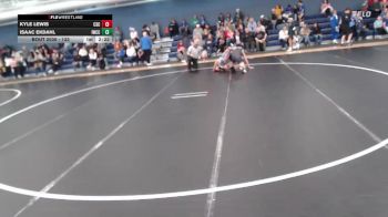 133 lbs Champ. Round 1 - Isaac Ekdahl, Iowa Western Community College vs Kyle Lewis, Chadron State