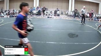 83 lbs Round Of 32 - Reza Khademi, Daniel Cormier Wr Ac vs Ryder Cloes, Yucaipa Thunder WC