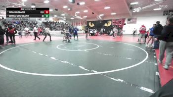 125 lbs Cons. Round 7 - Rita Hazzard, Clairmont vs Emma Goodland, Eleanor Roosevelt