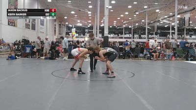 174 lbs Rr Rnd 2 - Jaxon Backus, Homegrown White - HSC vs Keith Barker, Grit Mat Club Red - HSC
