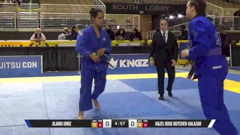 Hazel Rose Butcher-Salazar vs Alanis Diniz 2025 Pan Jiu Jitsu IBJJF Championship