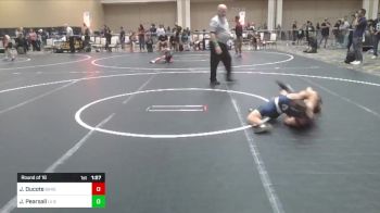 69 lbs Round Of 16 - Joey Ducote, Barstow WC vs Jaiden Pearsall, LV Bear WC
