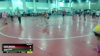 120 lbs Round 6 (16 Team) - Zane Siddons, Indiana Goon Squad vs Evan Folk, SD Red