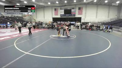 190 lbs Semifinals (4 Team) - Benjamin Rivera, Port Jervis Sr HS vs Jer`Shawn Coffey, Shoreham Wading River HS