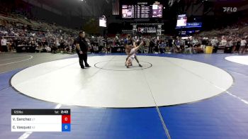 120 lbs Cons 64 #2 - Vincent Sanchez, Utah vs Cesar Vasquez, Arizona