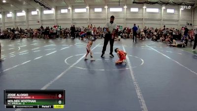 40 lbs Round 7 (8 Team) - Holden Hootman, All American vs Josie Aloisio, Contenders WA Green