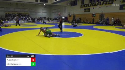 116 lbs Round Of 32 - Aiden Bastian, Layton (UT) vs Carlos Melgoza, Kingsburg