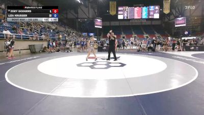 105 lbs Cons. Rd Of 16 - Zoey Dodgers, IL vs Liza Krueger, SD