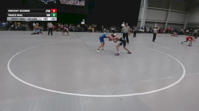 120 lbs Cons. Sub-rd Of 16 - Trace Rial, Sebolt Wrestling Academy vs Vincent Schmid, Jack Pine Savage Wrestling