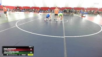 150 lbs Round 4 (6 Team) - Cale Strandlund, Mora Mustangs vs Max Peterson, Lena/Bonduel