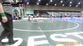 100 lbs Final - Bailey Hoard, Tulare Titans Wrestling Club vs Sloane Kruger, THURSTON COUNTY WRESTLING CLUB