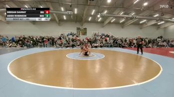 165 lbs Cons. Round 2 - Aiden Robinson, Roosevelt vs Deegan Dauray, Brighton