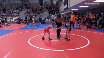 50 lbs Quarterfinal - Millie Rumsey, Pawhuska Elks Takedown vs Lillian Massie, Chandler Takedown Club