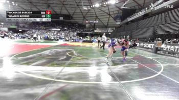 Girls 3A 170 lbs Champ. Round 2 - Beatrix Risters, Heritage (Girls) vs McKenzie Burdick, Oak Harbor (Girls)