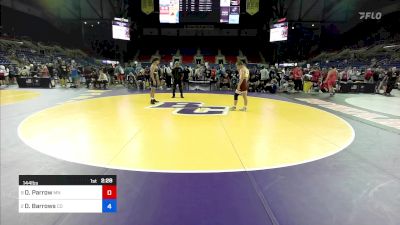 144 lbs Cons 8 #2 - Davis Parrow, MN vs Derek Barrows, CO