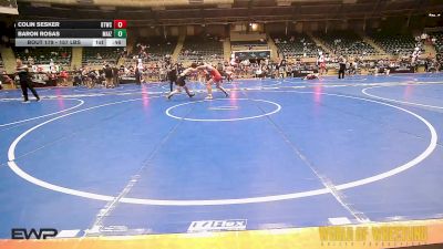 157 lbs Consolation - Colin Sesker, BTWC vs Baron Rosas, Maize Wrestling Club