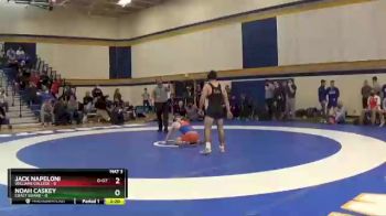 149 lbs Quarters & Wb (16 Team) - Noah Caskey, Coast Guard vs Jack Napeloni, Williams College
