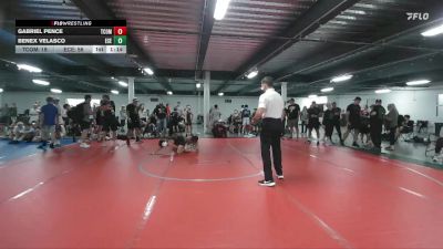 88 lbs Round 2 (6 Team) - Benex Velasco, East Carolina Elite vs Gabriel Pence, The Compound